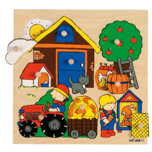 Educo Hidden Surprise Puzzle Farm house