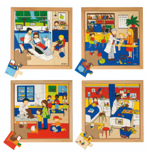 Educo Health Puzzle Set of 4