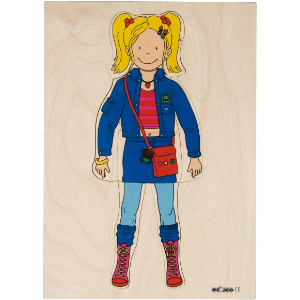 Educo Getting Dressed Puzzle - Girl