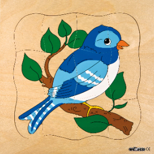 Educo Multilayer Puzzles - Grow Up - Bird