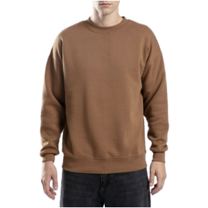 IAM Sweatshirt , turtleneck long sleeves, ribbed cuffs, Brown