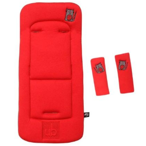 Ubeybi Stroller Cushion Set, Red