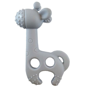 Diaper Champ One Bite Me Raff - Blue Grey/Solid Teether, Pack Of 1