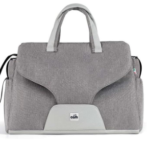 Celine Diaper Bag With External Storage Pockets, Beige