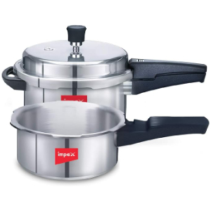 Impex IPC 5C3 Pressure Cooker 5 +3 Ltr Combo