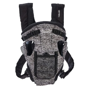 Kolcraft Cloud Cool Mesh Baby Carrier, Black/grey