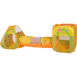 Ching Ching Butterfly Triangle+Square House and Tunnel with 100pcs Colorful Ball