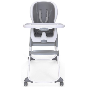 Ingenuity SmartClean Trio 3-in-1 High Chair Slate - White and Grey