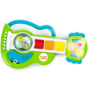 BIRGHT STARTS Rattling Rockstar Guitar, Green
