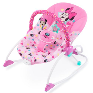 Disney Baby MINNIE MOUSE Stars & Smiles Infant to Toddler Rocker, Pink