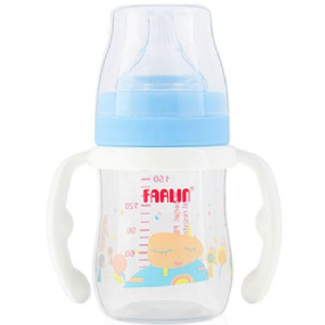 Farlin Silky PP Little Art Feeding Bottle with Handle, 150ML