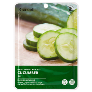 Ricocell Nature Recovery Mask Pack Cucumber 23g 10 sheets