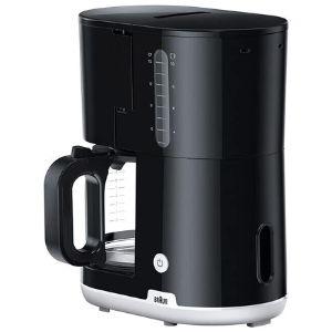Braun Coffee Maker Breakfast 1,1000W, 10/15 cups, Auto shut-off - Black - KF 110