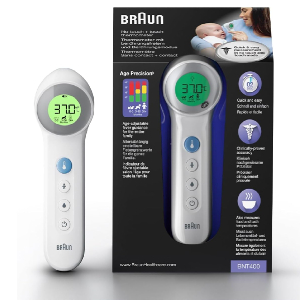 Braun Bnt400 3-In-1 Forehead No Touch Thermometer