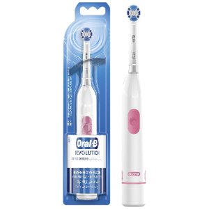 Braun Oral B REVOLUTION Battery Toothbrush 1 Brush Head, 2 AA Batteries included
