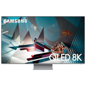 Samsung 65 Inches Q800T QLED 8K Smart TV , Eclipse Silver, QA65Q800TAUXZN