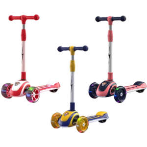 VIP STARS Children′s Kick Scooter/Three Gear Adjustment/One Button Folding/Child
