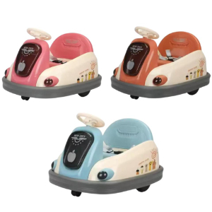 VIP STARS Children's Electric Bumper Car With Music Light Remote Control Recharg