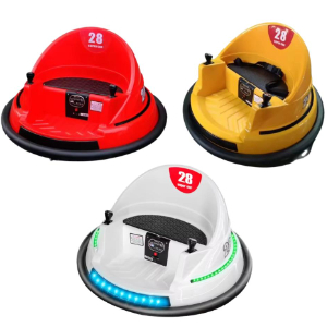 VIP STARS Kids Battery Powered Car 360 Degree Spin Lights Sounds Electric Kids R