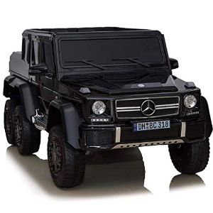 Vip Stars - Vip Stars -Licensed Mercedes-Benz 12V7Ah*2 Battery, Leather Seats, R