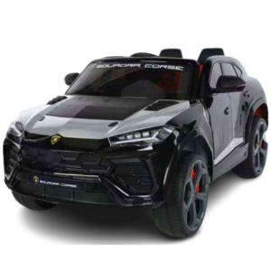 Vip Stars -Licensed Lamborghini 12V7Ah Battery, Leather Seats, Real Rubber Tires