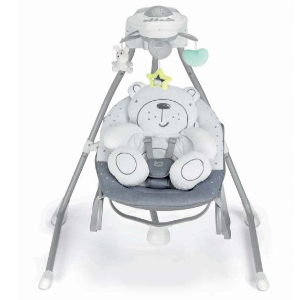 Cam Portable Evo Baby Infant Swing With Support And Safety, 0 - 9 Kg - Grey Tedd