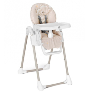 Cam Pappananna Icon High Chair - White/Beige - Feeding Chair, Ultra Modern High 