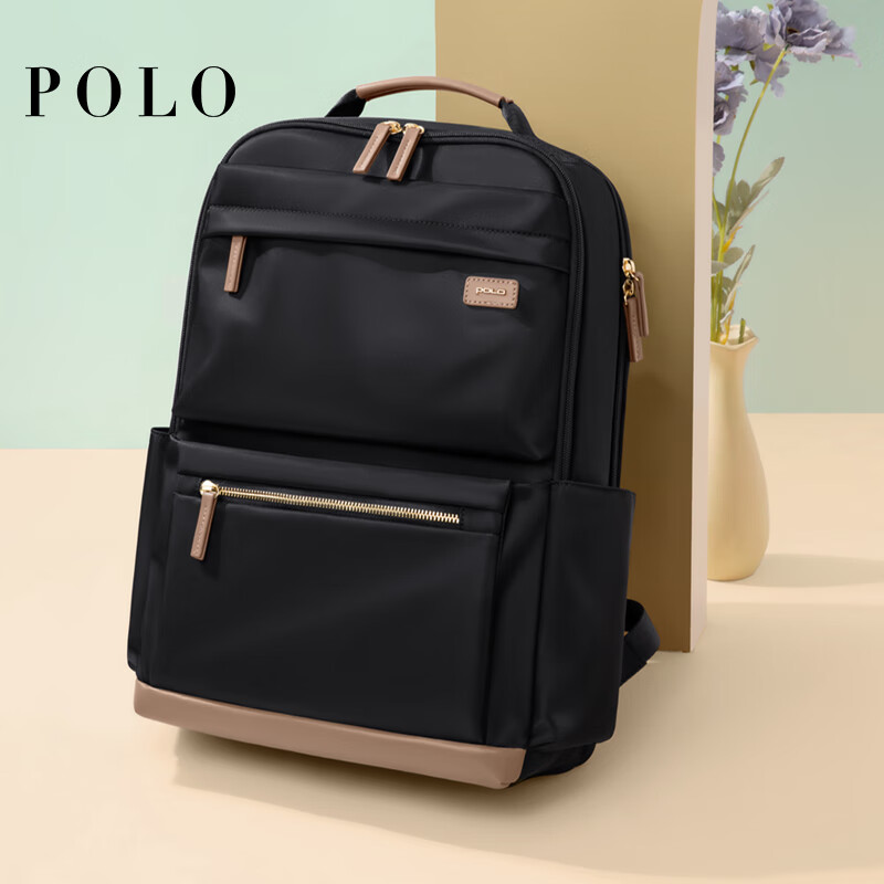 POLO Backpack for Women, Large Capacity Commuter Schoolbag, 14/15.6-Inch Laptop Bag, Travel Backpack, Birthday Gift