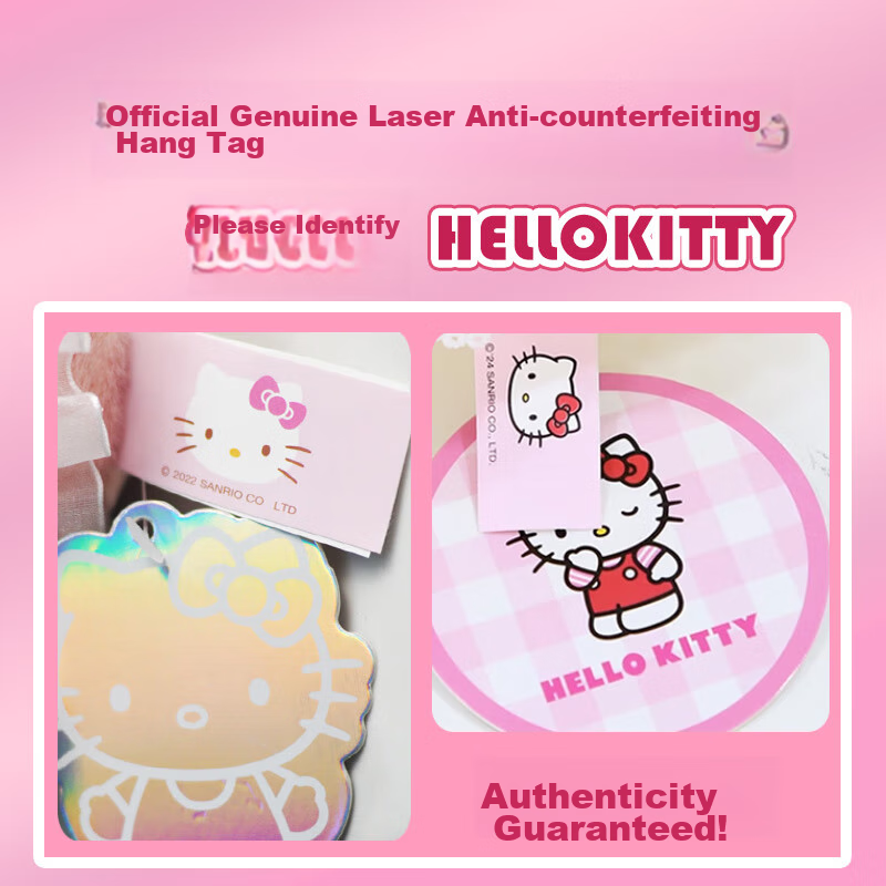Hello Kitty Plush Toy Cat Doll Pillow Christmas Gift 52cm Student Outfit Katy Cat