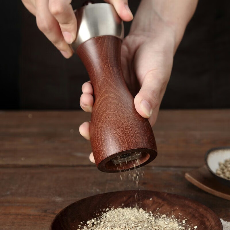 Onlycook Pepper Grinder, Home Manual Grinding Bottle, Black Pepper Grains Rose Salt Sea Salt Sichuan Pepper Seasoning Bottle