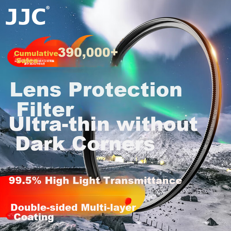 JJC 49mm UV Filter Lens Protector for Canon 18-45 R50 R10 Camera M50 Mark II M200