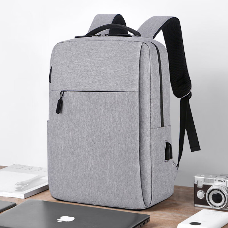 Right Away Laptop Backpack for Men, 16-Inch Simple Business Travel Backpack, Ultra-Light Commuter Schoolbag