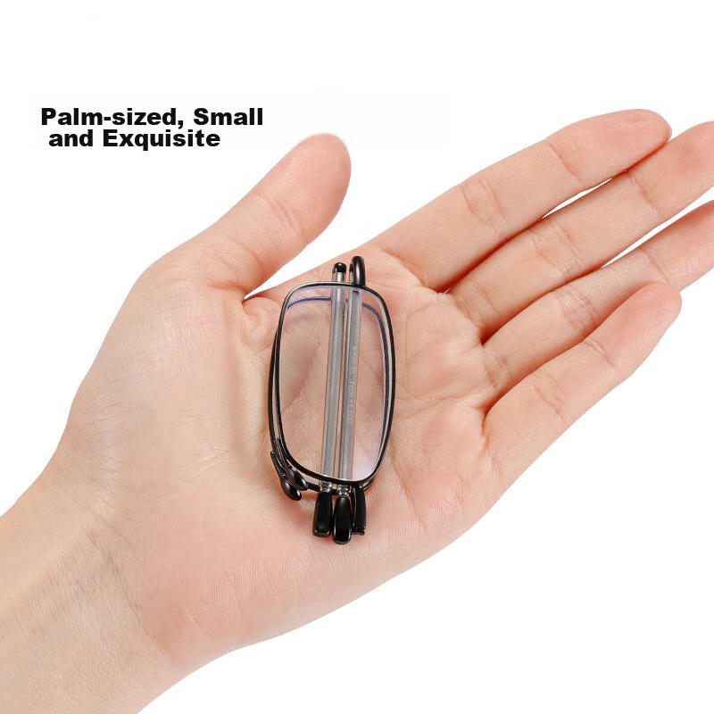 LESCA LUNETIER Imported High-Definition Reading Glasses for Men, Foldable, Portable, Anti-Blue Light, Anti-Fatigue, Ultra-Light, Fashionable, for Men And Women