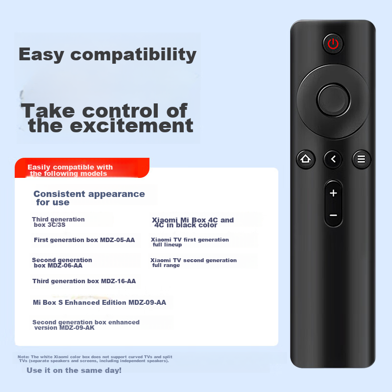ProPre Compatible with Xiaomi TV Remote Control, Xiaomi Network TV Box 3/4A/4C/4S Enhanced Version 1/2/1s/2S/3S Universal Remote Control, Infrared Version