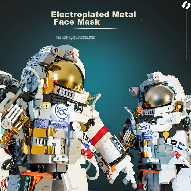 Build A High-Difficulty Astronaut Building Set Compatible with Lego, Boys' Toy for 14+ Years Old, Adult And Children's Birthday Gift