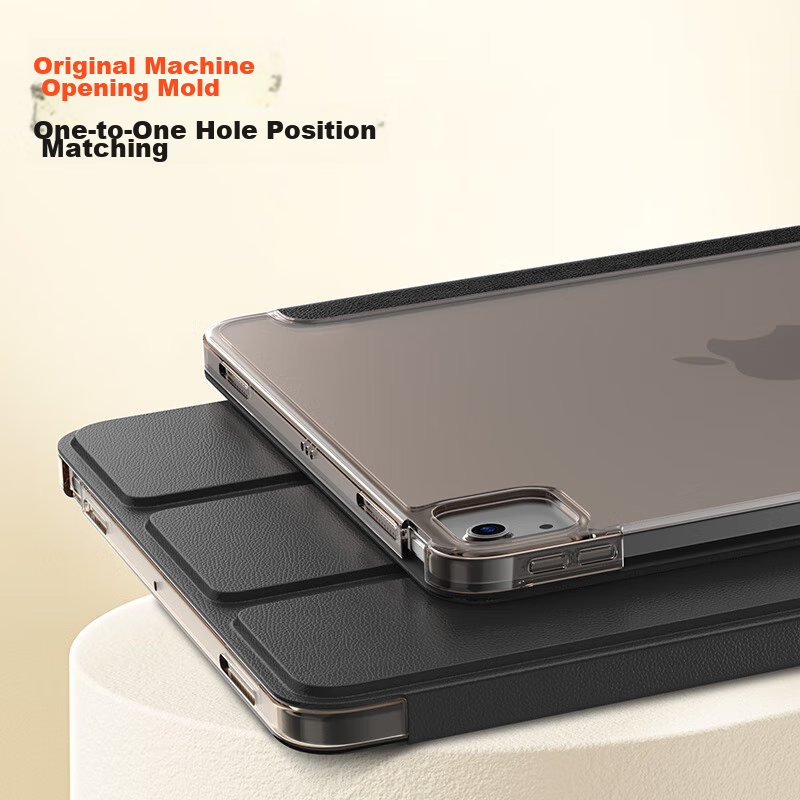 BIAZE Compatible with 2025/24 Apple M3 Chip IPad Air 13 Protective Case, 13-Inch Foldable Support Protective Cover for Apple Tablet, PB510-King Black