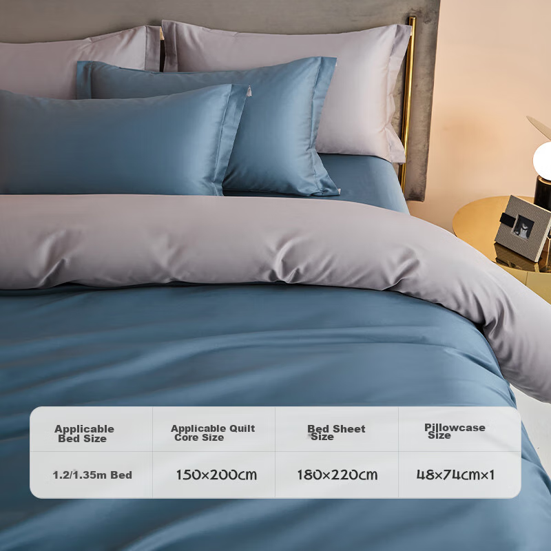 Chao Ge A-Grade Fabric Hotel All-Cotton Three-Piece Set, 100-Count Xinjiang Long-Staple Cotton, All-Season Bedding, Single Duvet Cover