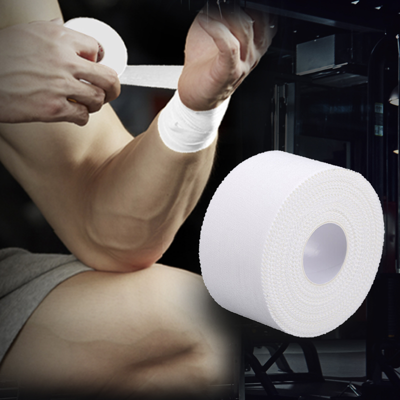 Chidong White Adhesive Tape, Sports Tape, Muscle Tape, Bandage, Sprain Fixation Tape, Non-Elastic, 3.8cm X 13.7m