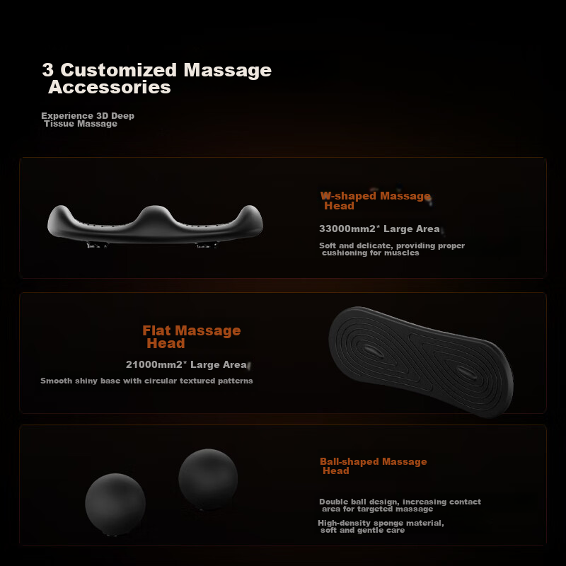 Philips 5401G Dual-Head Massage Gun, Mini Muscle Massager, Neck Massager, Multifunctional Electric Muscle Massager