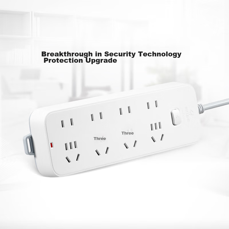 BULL Power Strip/Extension Cord/Power Bar/Power Strip/Power Board/Power Strip 8 Outlets with Master Switch, 1.8 Meters Long GN-B3440