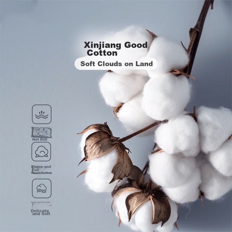 Fuanna Home Textiles, Pure Cotton Duvet Cover, Single Piece, All-Cotton Quilt Cover, Double Size, for 1.8-Meter Bed (230*229cm)