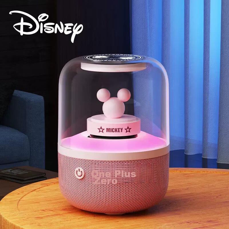 Disney Bluetooth Speaker, Xiaodu Smart Voice Wireless Mini Speaker, Mother's Day Gift, Home Desktop Portable, Birthday Gift for Men And Women, Gift Box, Premium Niche S6 Pink