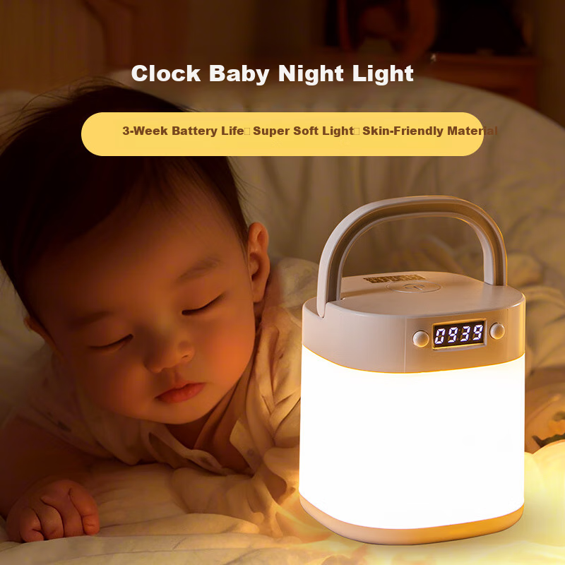 Datouren Night Light Baby Feeding Night Light Charging Bedroom Bedside Lamp Atmosphere Light Touch Sleep Companion Pat Lamp