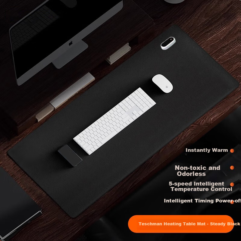 Tizgman Winter Heated Waterproof Mouse Pad Office Student Heating Computer Pad Extended Large Warm Hand Pad