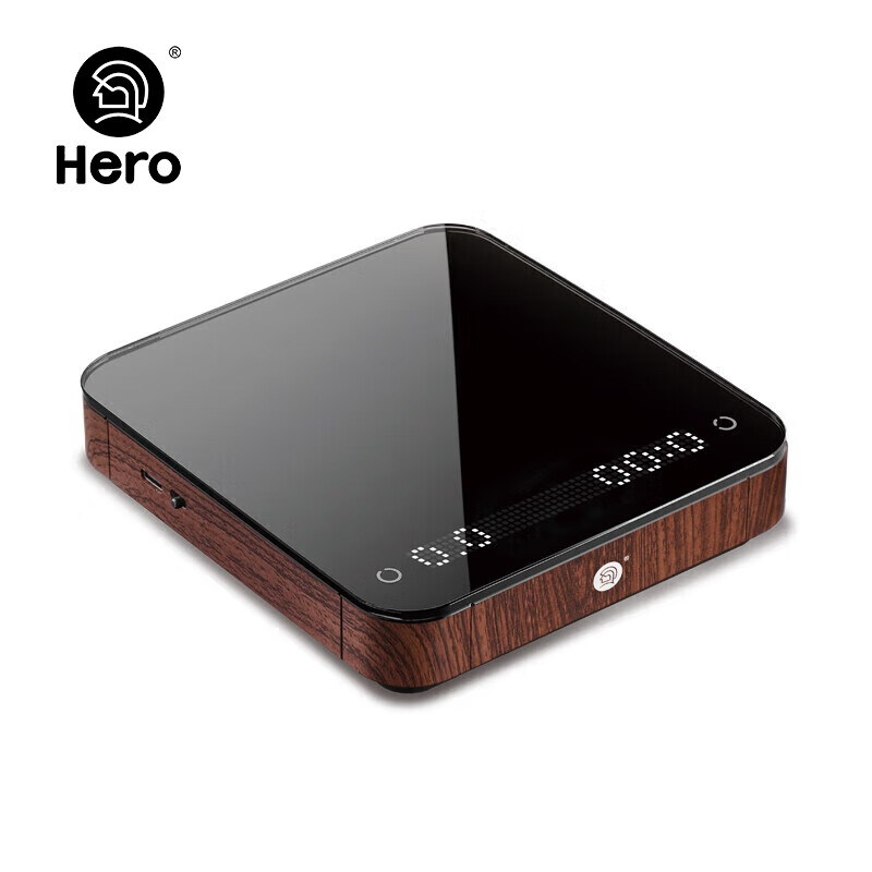 Hero Lingzhi Coffee Electronic Scale, Pour-Over Scale, Home Kitchen Smart Scale, Rechargeable Timer, Commercial Version