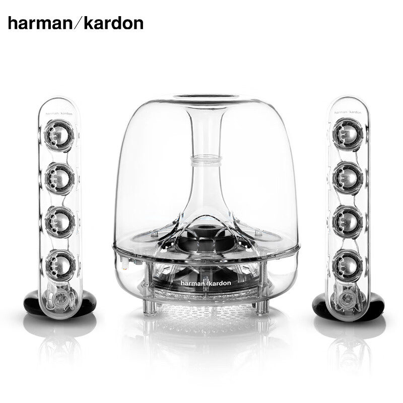 Harman Kardon Crystal III Speaker, Desktop TV Computer Speaker, Indoor Multimedia Subwoofer, SoundSticks 3rd Generation Surround Sound