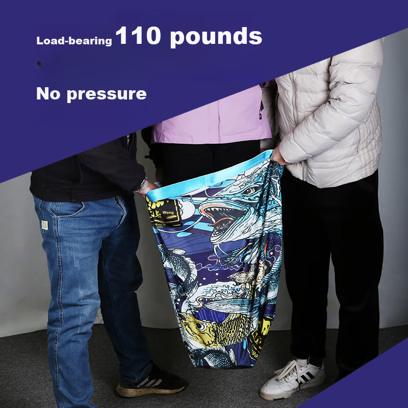 Fishing King Live Fish Bag, Waterproof, Thickened, Fish Protection Bag, Foldable Fishing Bag, Fish Storage Bag, Fishing Tackle, Small Size