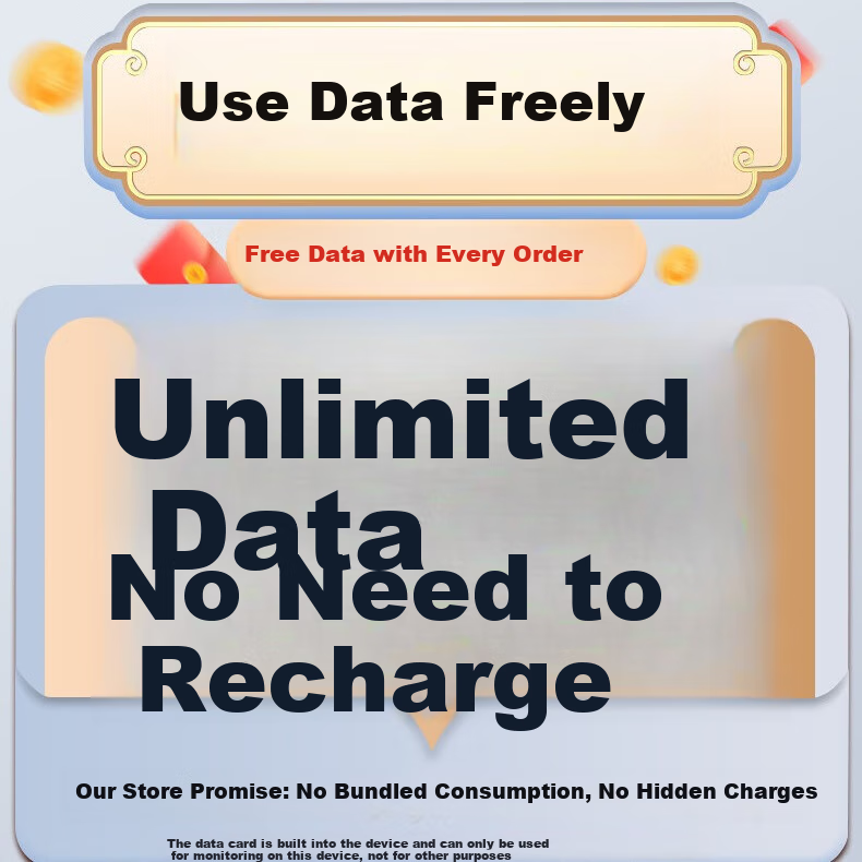 TCL 4G Lifetime Free Data Monitoring Camera Home Surveillance 360 Degree Full Coverage with Night Vision Outdoor Indoor Auto Rotation Panoramic HD Two-Way Talk Mobile Remote