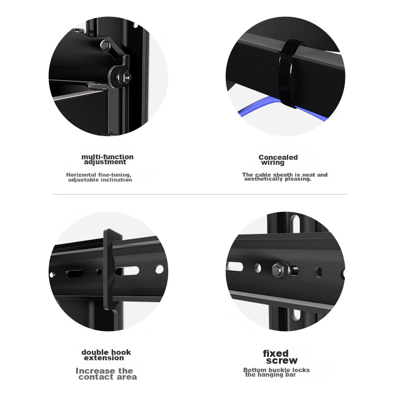 ProPre (45-90 Inch) TV Wall Mount, Rotating And Extendable Bracket, Universal TV Stand for Xiaomi, Skyworth, Hisense, TCL, Konka, Huawei Smart Screen And Other TV Brands