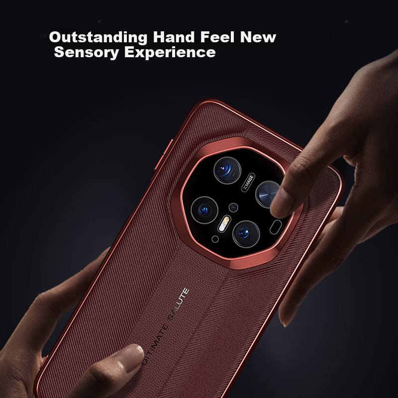 STRYFER Phone Case for Huawei Mate70RS Pro, Full Camera Protection, Shockproof, Embossed Luxury Electroplated Cover for Men And Women - Gray And White